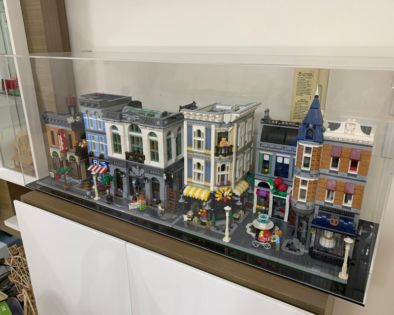 LEGO大街展示盒訂造 - 左側面