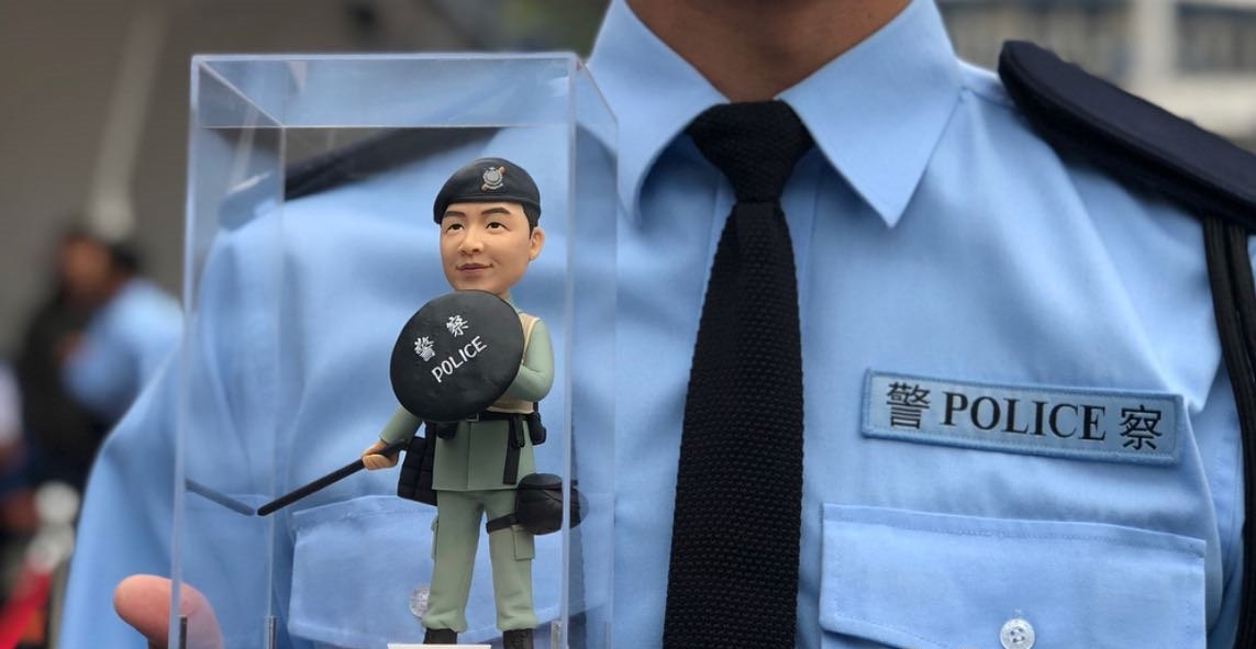 香港警察diy照片人偶真人公仔訂做
